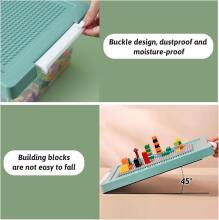 Storage Box for Lego Bricks Art.61632 Creative storage box with built-in stand, 3 pcs.