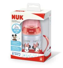 Nuk First Choice Minnie Art.62391 Bottle with silicone temperature control teat, 150 ml (6–18 months)