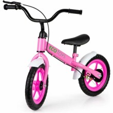 „Eco Toys Balance Bike Art.N2004-1 Pink“ motoroleris vaikams su metaliniu rėmu