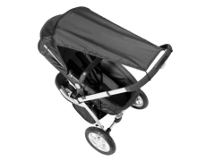 La bebe™ Visor Art.64360 Gray Universālais saules sargs (aizsargs) bērnu ratiem un autokrēsliem +DĀVANĀ funkcionālā somiņa no ūdens atgrūdošā auduma