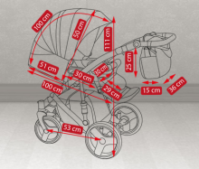 Camarelo Pireus Art.PR-3 детская универсальная модульная коляска 3 в 1