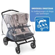 Universal Rain Cover for Twins Art.64521 Lietusplēve dvīnu ratiņiem