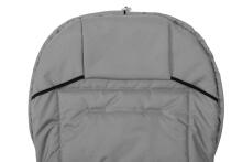 Sensillo Classic Romper Bag Art.824 Light Grey /Wool Bērnu ziemas ratu guļammaiss ar aitas vilnas oderi