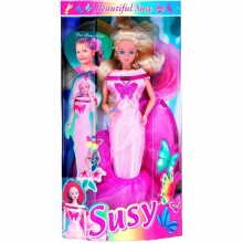Susy Movie Star 2608Y Кукла Сьюзи кинозвезда в элегантном платье с аксессуарами 29см