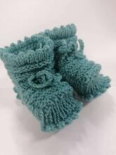 La Bebe™ Lambswool Hand Made Booties Art.65045 Baby booties