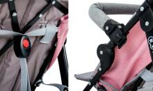 KinderKraft Lite Up Pink Art. KKWLITUPNK0000 everyday light stroller