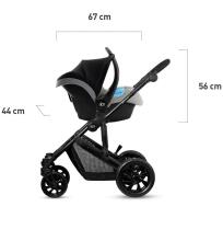 KinderKraft Prime Lite Grey 3 in1 Art.KKWPRLIGRY3000