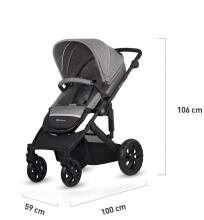 KinderKraft Prime Lite Grey 3 in1 Art.KKWPRLIGRY3000