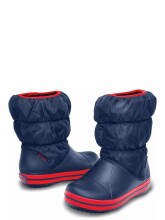 Crocs™ Kids' Winter Puff Boot Art.14613-485 Dark Blue Bērnu zābaki ar siltinājumu