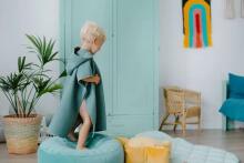 La Bebe™ NO Poncho Towel  Art.68509 Mint 90x110 cm