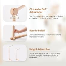 Wooden Baby Mobile Holder Art.68771  Деревянный держатель для детского мобиля