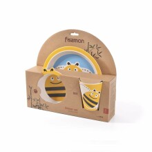Fissman Bee Art.9494 Детский обеденный набор (бамбуковое волокно)