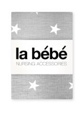 La Bebe™ Satin 75x75 Art.69711 Light Grey Nappy