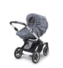 Elodie Details Raincover Art.226909 Stripe Blue/Beige/Black