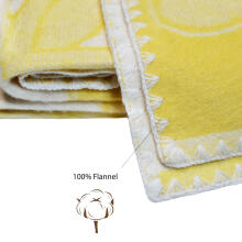UR Kids Blanket Cotton Art.71204 Sheep Yellow