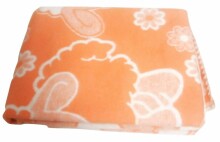 Kids Blanket Cotton  Art.71205 Orange sedziņa (sega)/plediņš bērniem 100x140cm,