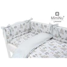 MimiNu MimiNu Sheeps in Hearts Bed bumper 180 cm