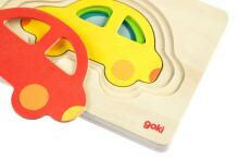 Goki Puzzle Car Art.57485