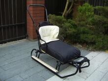 Evo Sledge Matress Graphite Bērnu siltais konverts ragaviņam