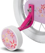 Glerc Kids Bike Wheels Collas 14'  Art.72708 Peach  Bērnu divritenis (velosipēds) ar palīgriteņiem
