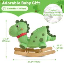 Kidsworld Rocking Chair Art.73810 Soft rocking chair with back support