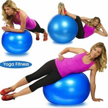 „Frogeez ™“ gimnastikos fitballas. Art. L20075 Alyvinė kūno rengyba, joga, gimnastikos kamuolys, 65 cm