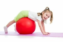 Frogeez™ Gymnastic Fitball Art.L20075 Lilac Гимнастический фитбол-мяч , для занятий аэробикой, финтесом, Боботом.. 65cм