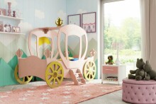 Plastiko Princess Carriage Art.74266 Bērnu gulta 180х90 cm