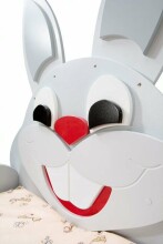 Plastiko Rabbit Art.74267 Laste stiilne voodilaud madratsiga 200x90sm
