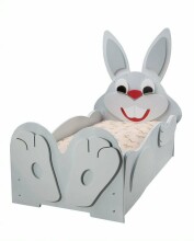 Plastiko Rabbit Art.74267 Ergonomiška vaikų lova su čiužiniu 200x90 cm