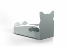 Plastikinis katinas Art. 74268 Ergonomiška vaikų lova su čiužiniu 200x90 cm