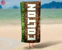 Carbotex Beach Towel Minecraft Art.MC248514-R