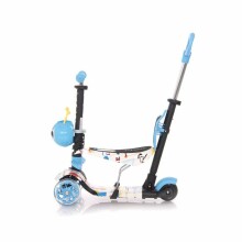 Lorelli  Scooter 5 in 1 Art.1039003 Blue  Bērnu skrejritenis ar rokturi