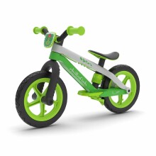 Balansinis dviratis „Chillafish Bmxie Green Green“. CPMX02LIM balansinis dviratis nuo 2 iki 5 metų