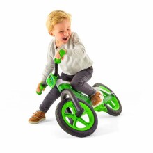 Balansinis dviratis „Chillafish Bmxie Green Green“. CPMX02LIM balansinis dviratis nuo 2 iki 5 metų