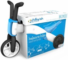 „Chillafish Bunzi“ balansinis dviratis „Blue Art.CPBN01BLU“ balansinis dviratis - transformatoriai mažiausiam „2 viename“