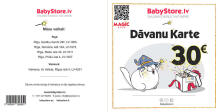 Dāvanu karte 30 EUR