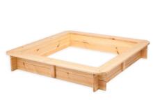 Folkland Art.77200 Sandbox with cover made of natural pine wood 120cmx120cmx20cm