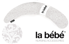 La Bebe™ Moon Maternity Pillow Art.7770 Classic Grey, 195 cm