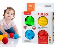 Tullo Art.458 Sensory balls СЕНСОРНЫЕ ШАРИКИ, РАЗВИВАЮЩИЕ ШАРИКИ 5 ШТ.