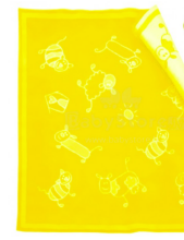 Cotton Eco blanket Art.0769 Yellow  Cotton Chenille 140x90cm
