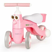 EcoToys Balance Bike Art.N1009 Pink Bērnu skrējritenis