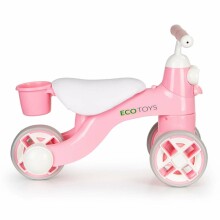 EcoToys Balance Bike Art.N1009 Pink Детский велосипед/бегунок