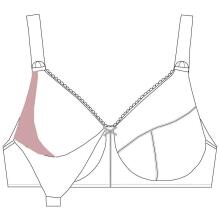 La Bebe™ Lingerie Basic Bio Cotton Art.80096 White Nursing and maternity bra