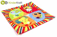 KinderKraft'18 Fun Baby Gum Art.KKMATAFUN00000 Развивающий коврик Сафари с игрушками