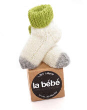 La Bebe™ Lambswool Natural Eco Socks Art.81005 Random