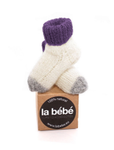 La Bebe™ Lambswool Natural Eco Socks Art.81019 Random