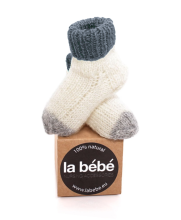 La Bebe™ Natural Eco Lambswool Baby Socks Art.81019