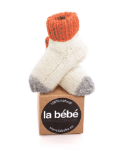 La Bebe™ Lambswool Natural Eco Socks Art.81019 Random