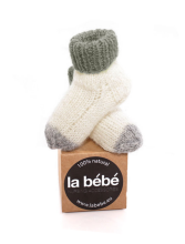 La Bebe™ Lambswool Natural Eco Socks Art.81019 Random